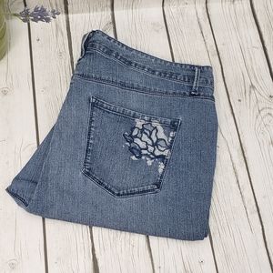Gloria Vanderbilt Skimmer Shorts, Sz 16W